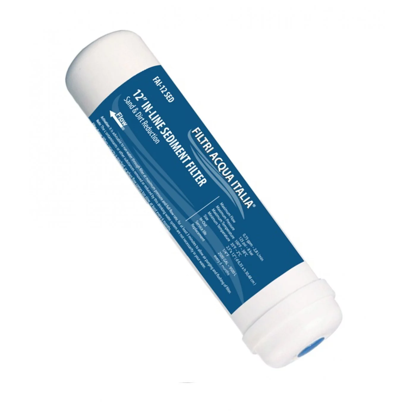 FILTRO IN LINEA CARBONE ATTIVO 2,5 X 12" T33 E SEDIMENTI 2,5 X 12" FILTRO IN LINEA CARBONE ATTIVO 2,5 X 12" T33 E SEDIMENTI 2,5 X 12"