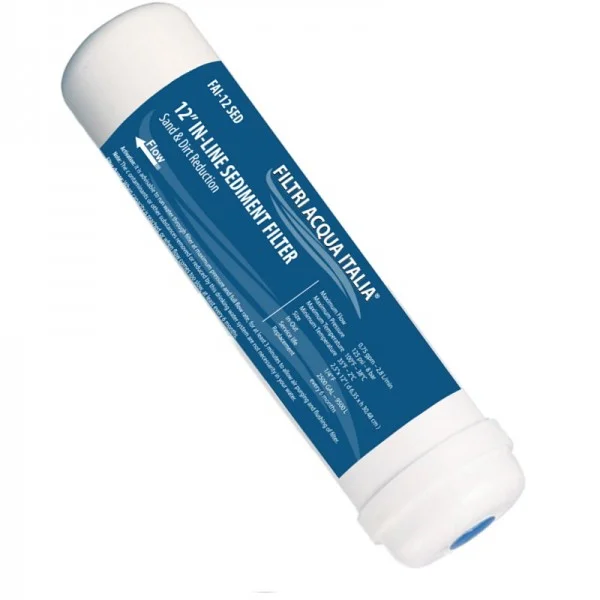 FILTRO IN LINEA SEDIMENTI 2,5 X 12" FILTRO IN LINEA SEDIMENTI 2,5 X 12"