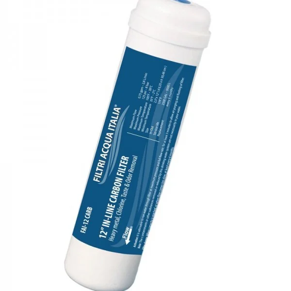 FILTRO IN LINEA CARBONE 2,5" X 12"