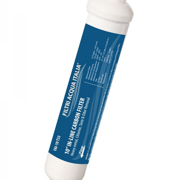 FILTRO IN LINEA CARBONE ATTIVO 2 X 10" T33 FILTRO IN LINEA CARBONE ATTIVO 2 X 10" T33