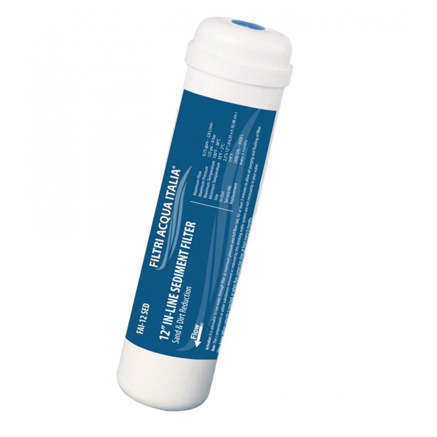 FILTRO IN LINEA SEDIMENTI 2,5 X 12" FILTRO IN LINEA SEDIMENTI 2,5 X 12"