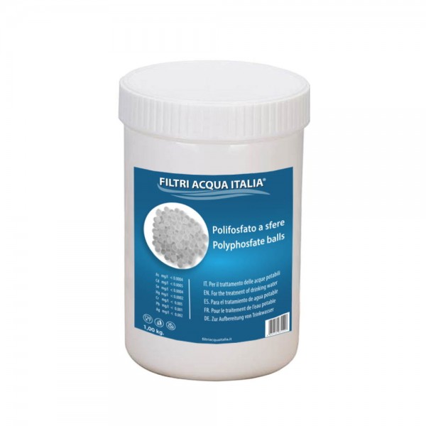 Ricarica Polifosfato a Sfere da 500 grammi per Filtro Anticalcare 