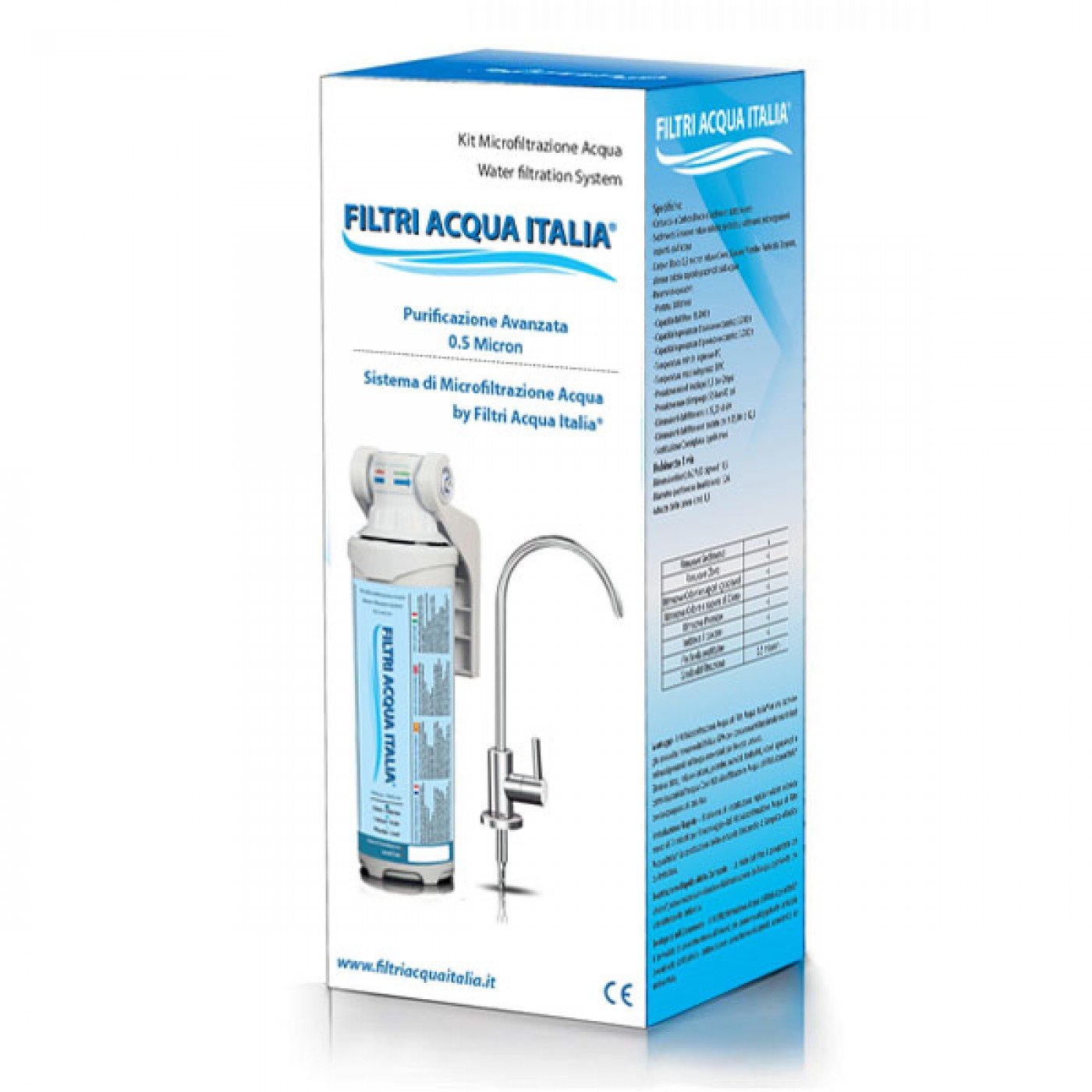 Sistema di Microfiltrazione Acqua di Filtri Acqua Italia®