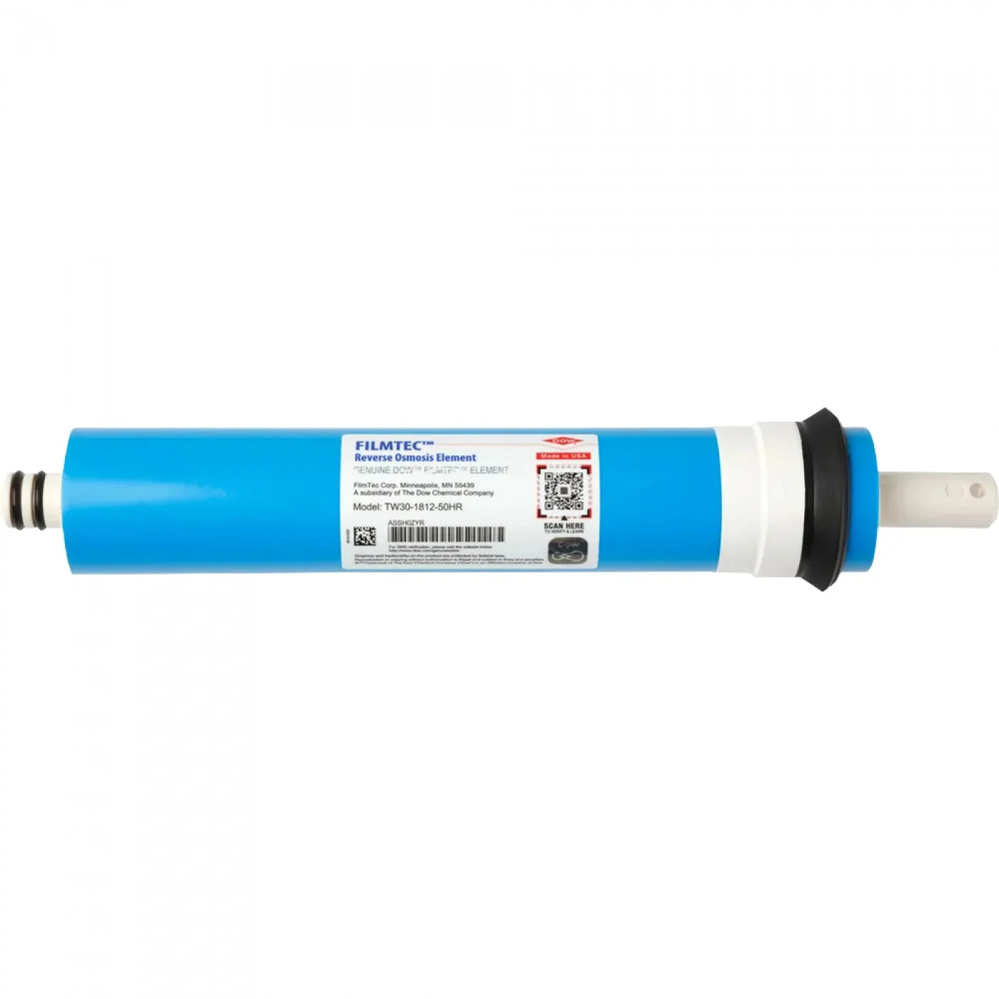 MEMBRANA FILMTEC 50 GPD TW30-1812 50HR MEMBRANA FILMTEC 50 GPD TW30-1812 50HR