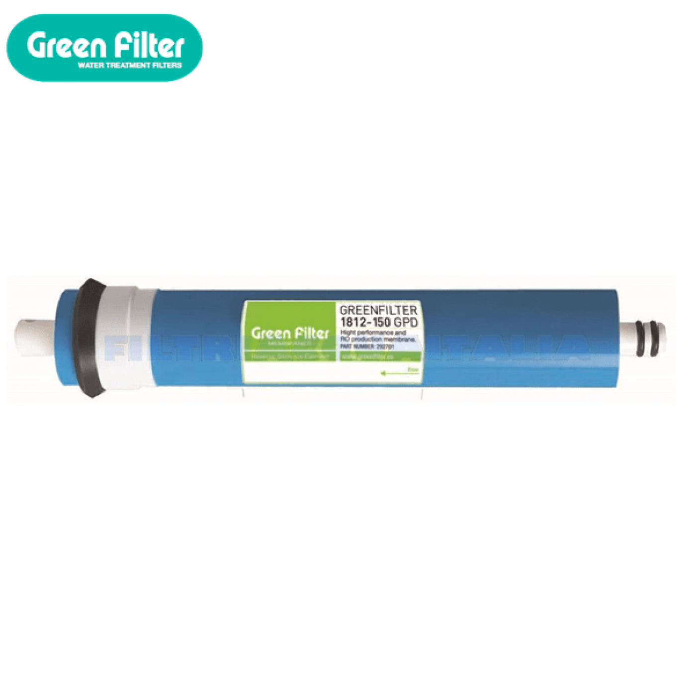 MEMBRANA 150 GPD 1812 GREEN FILTER 