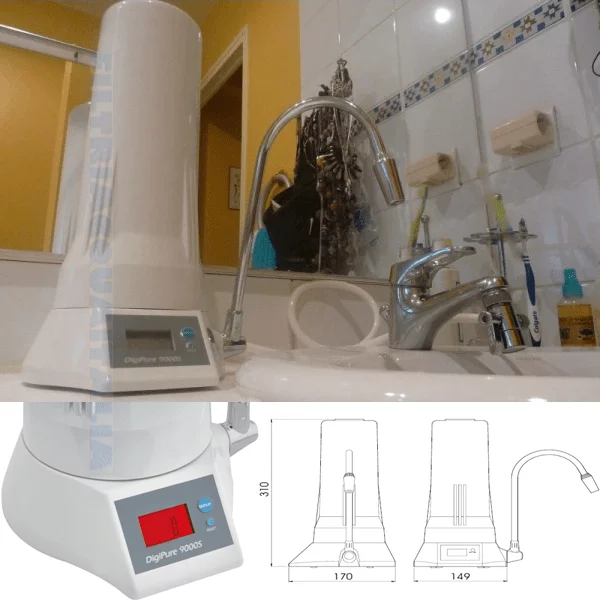 DigiPure 9000S Purificatore Acqua Sopralavello Cucina DigiPure 9000S Purificatore Acqua Sopralavello Cucina