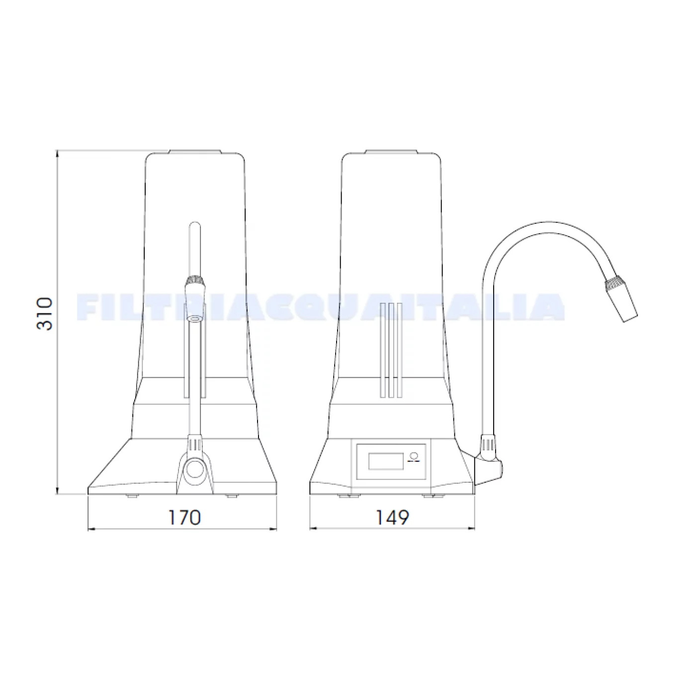 DIGIPURE 9000S MICROFILTRAZIONE ACQUA Sopralavello Cucina DIGIPURE 9000S MICROFILTRAZIONE ACQUA Sopralavello Cucina