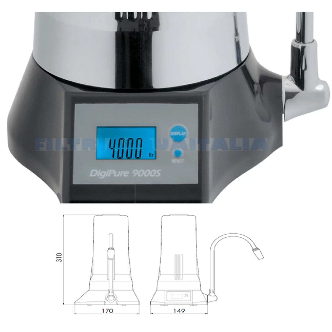 DIGIPURE 9000S MICROFILTRAZIONE ACQUA Sopralavello Cucina DIGIPURE 9000S MICROFILTRAZIONE ACQUA Sopralavello Cucina