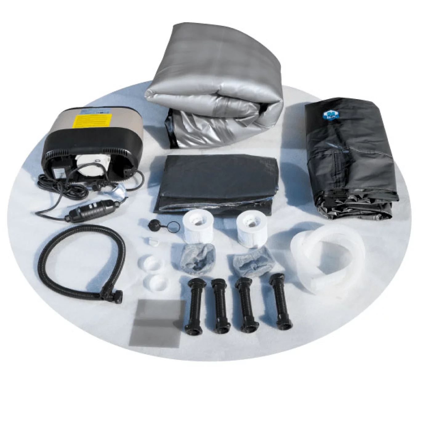 Piscina idromassaggio CAIMAN gonfiabile Quadrata 4 Posti da esterno NETSPA Piscina idromassaggio CAIMAN gonfiabile Quadrata 4 Posti da esterno NETSPA