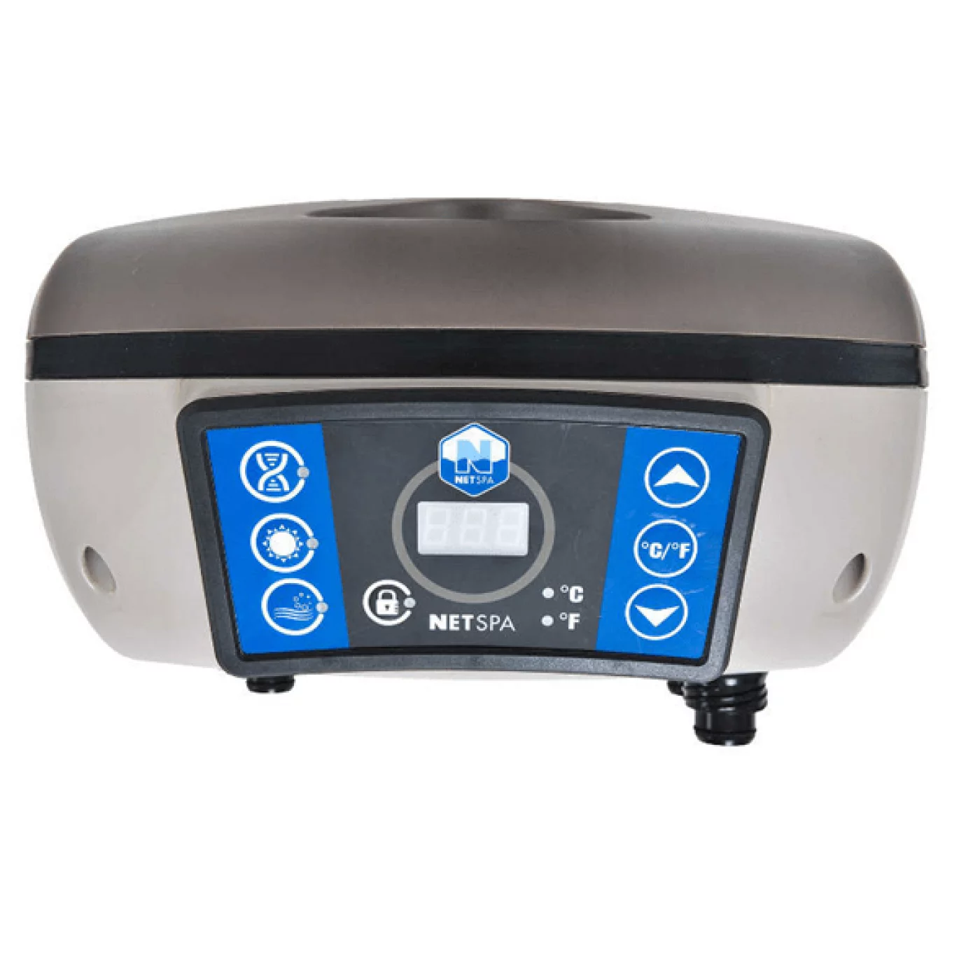 Piscina idromassaggio CAIMAN gonfiabile Quadrata 4 Posti da esterno NETSPA Piscina idromassaggio CAIMAN gonfiabile Quadrata 4 Posti da esterno NETSPA