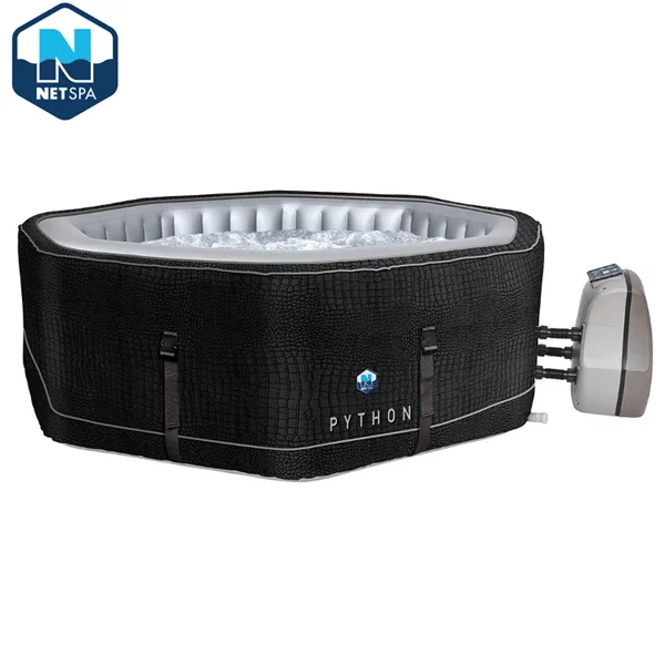 Piscina idromassaggio gonfiabile Python 5/6 Posti da esterno 195x195 Netspa