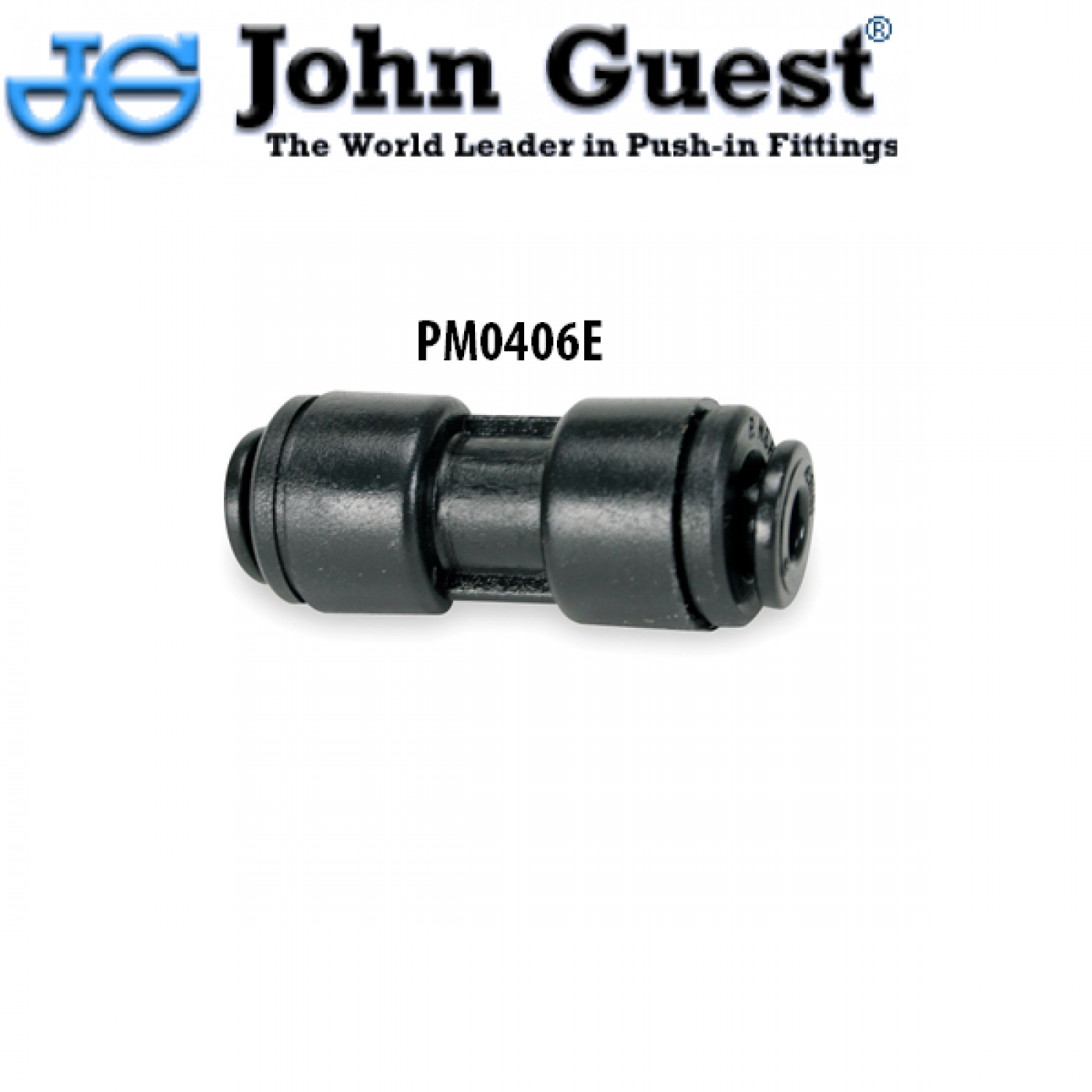 INTERMEDIO DIRITTO PER TUBO DA 6mm X 6 mm JOHN GUEST PM0406E INTERMEDIO DIRITTO PER TUBO DA 6mm X 6 mm JOHN GUEST PM0406E