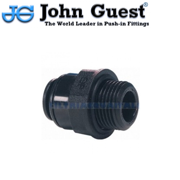 TERMINALE DIRITTO 8 mm X 3/8" JOHN GUEST PM010813E TERMINALE DIRITTO 8 mm X 3/8" JOHN GUEST PM010813E