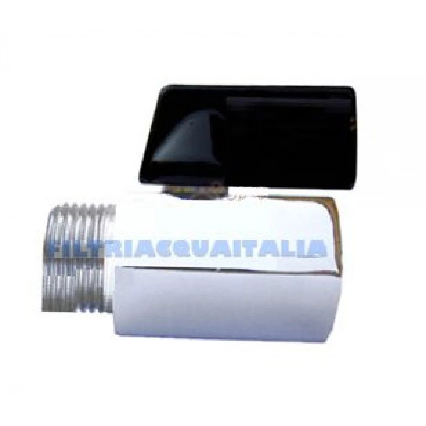 VALVOLA MINISFERA MANIGLIA NERA 1/4" 1/4" FEMMINA PER PRESA ACQUA VALVOLA MINISFERA MANIGLIA NERA 1/4" 1/4" FEMMINA PER PRESA ACQUA