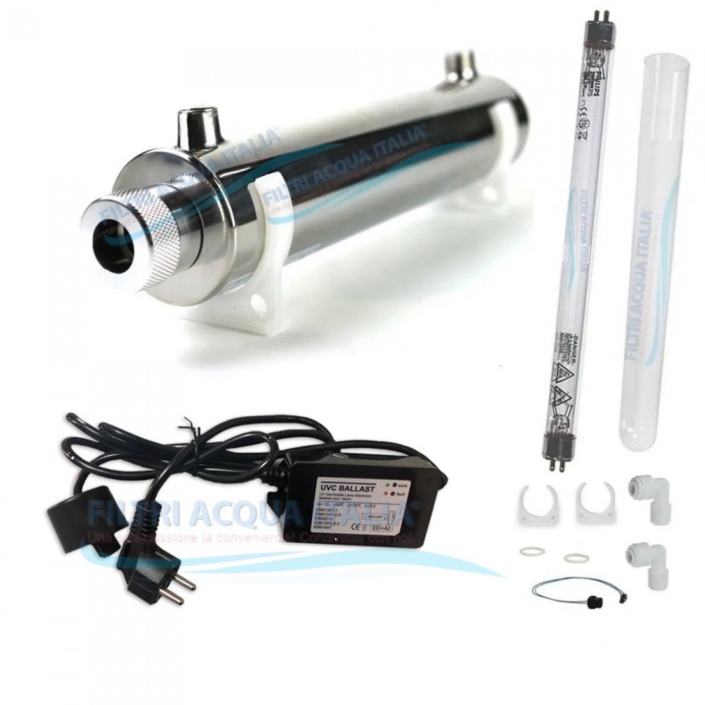 Sterilizzatore UV 4 watt per depuratore osmosi inversa