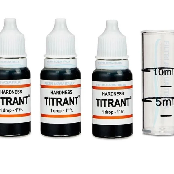 Titrant Test Durezza Acqua Set 3 Pezzi