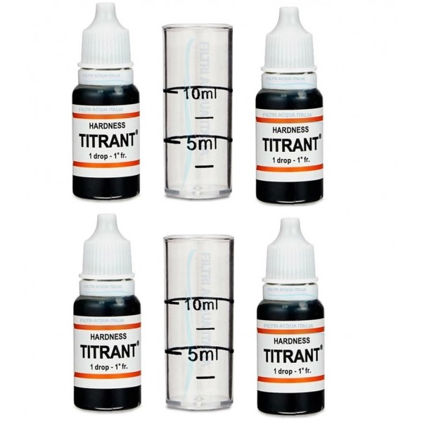 Titrant Kit Durezza Acqua Set 4 Pezzi Titrant Kit Durezza Acqua Set 4 Pezzi
