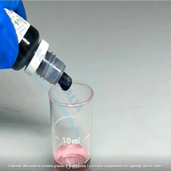 Titrant Analisi Durezza Calcare con Test Cloro Acqua e Ph