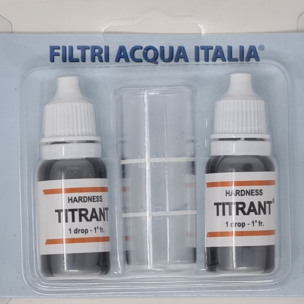 KIT ANALISI DUREZZA ACQUA TITRANT SET 2 PEZZI KIT ANALISI DUREZZA ACQUA TITRANT SET 2 PEZZI