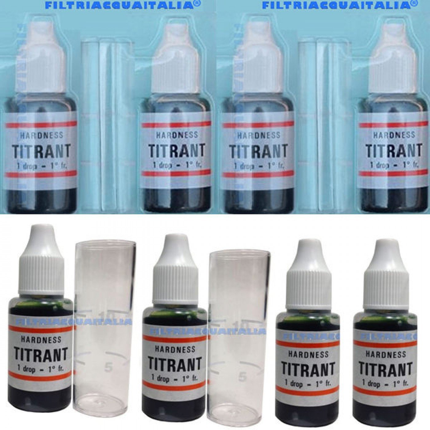 Titrant Kit Durezza Acqua Set 4 Pezzi Titrant Kit Durezza Acqua Set 4 Pezzi