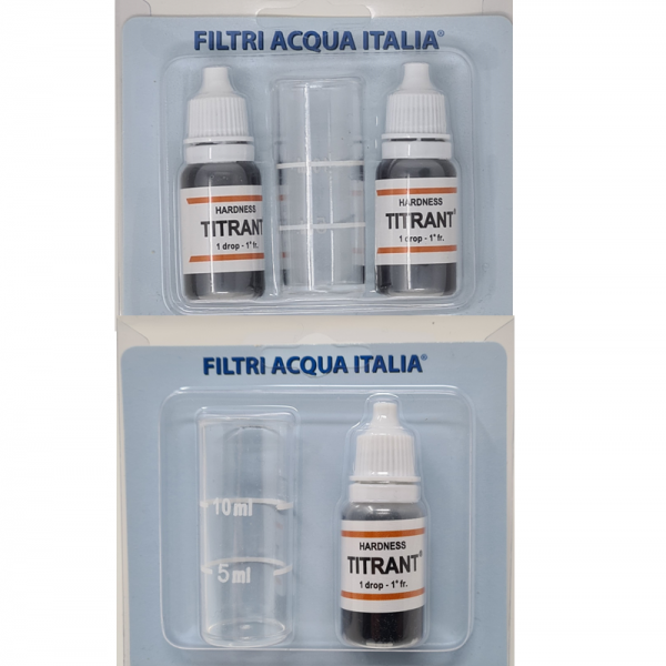 Titrant Test Durezza Acqua Set 3 Pezzi Titrant Test Durezza Acqua Set 3 Pezzi