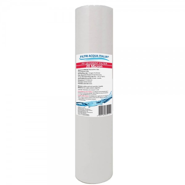CARTUCCIA POLIPROPILENE 10" 20 micron