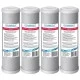 Cartucce Carbone Attivo 5 micron Set 4 Pezzi