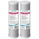 Cartuccia Carbone Attivo CTO: Qualità e Filtrazione Efficace 5 micron Set 2 Pezzi 