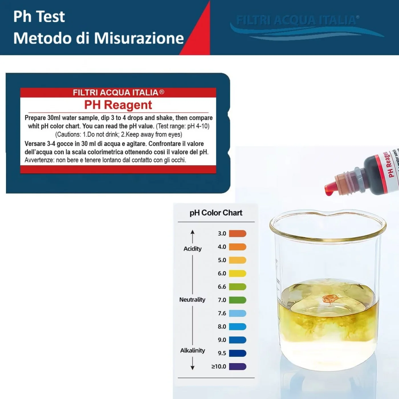 CLORO TEST ACQUA E PH SET 8 PEZZI CLORO TEST ACQUA E PH SET 8 PEZZI