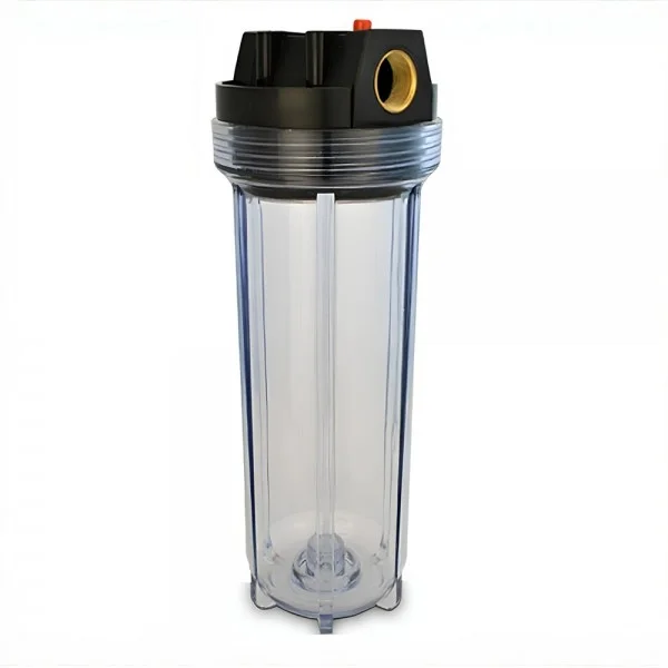 CONTENITORE FILTRO  ACQUA 10" ATTACCO 3/4 TRASPARENTE
