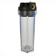 CONTENITORE FILTRO  ACQUA 10" ATTACCO 3/4 TRASPARENTE
