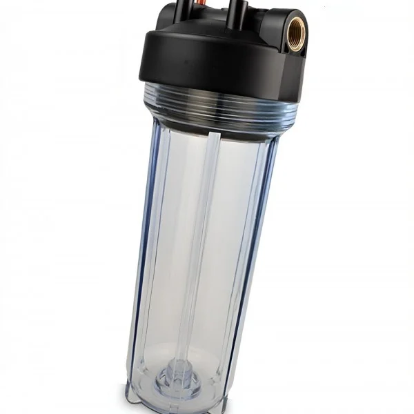 CONTENITORE FILTRO ACQUA 10" ATTACCO 3/4 TRASPARENTE CONTENITORE FILTRO ACQUA 10" ATTACCO 3/4 TRASPARENTE