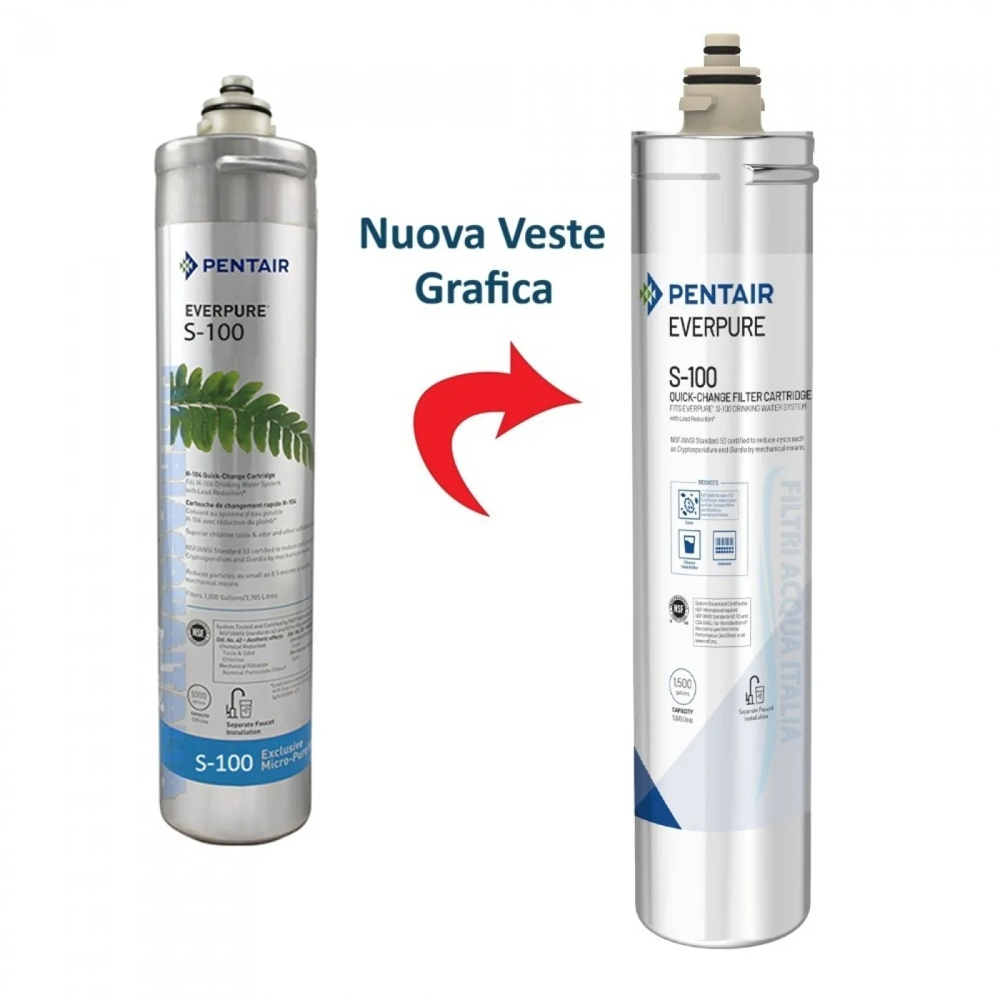 EVERPURE S100 EV9601-04 SET 2 PEZZI EVERPURE S100 EV9601-04 SET 2 PEZZI
