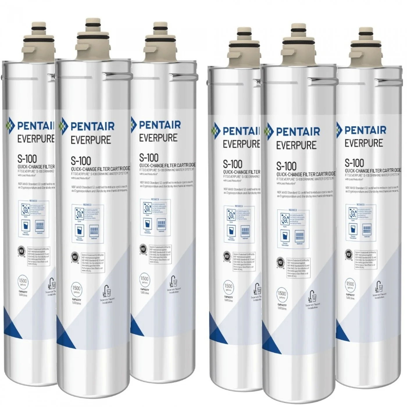 Everpure S100 EV9601-04 Set 6 Pz. Everpure S100 EV9601-04 Set 6 Pz.
