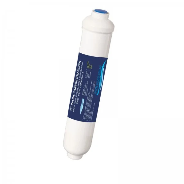 FILTRO ACQUA IN LINE CARBONE CAR 3009 2 X 10" ATTACCO 1/4 FPT      