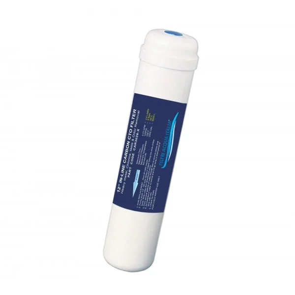 FILTRO IN LINE CAR3026 CARBONE 12 Pollici Attacco 1/4 FPT FILTRO IN LINE CAR3026 CARBONE 12 Pollici Attacco 1/4 FPT