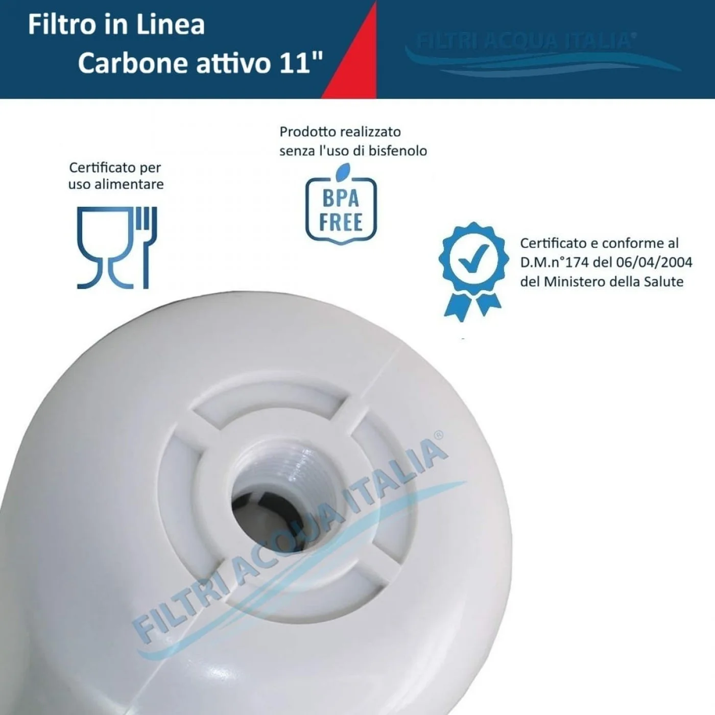 Naturewater 64477 | Filtro in linea a carboni attivi