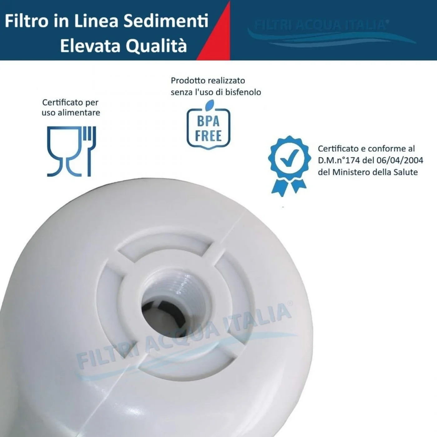 FILTRO T33 IN LINE SEDIMENTI BLOCK 2,5” X 11” ATTACCO 1/4” FILTRO T33 IN LINE SEDIMENTI BLOCK 2,5” X 11” ATTACCO 1/4”