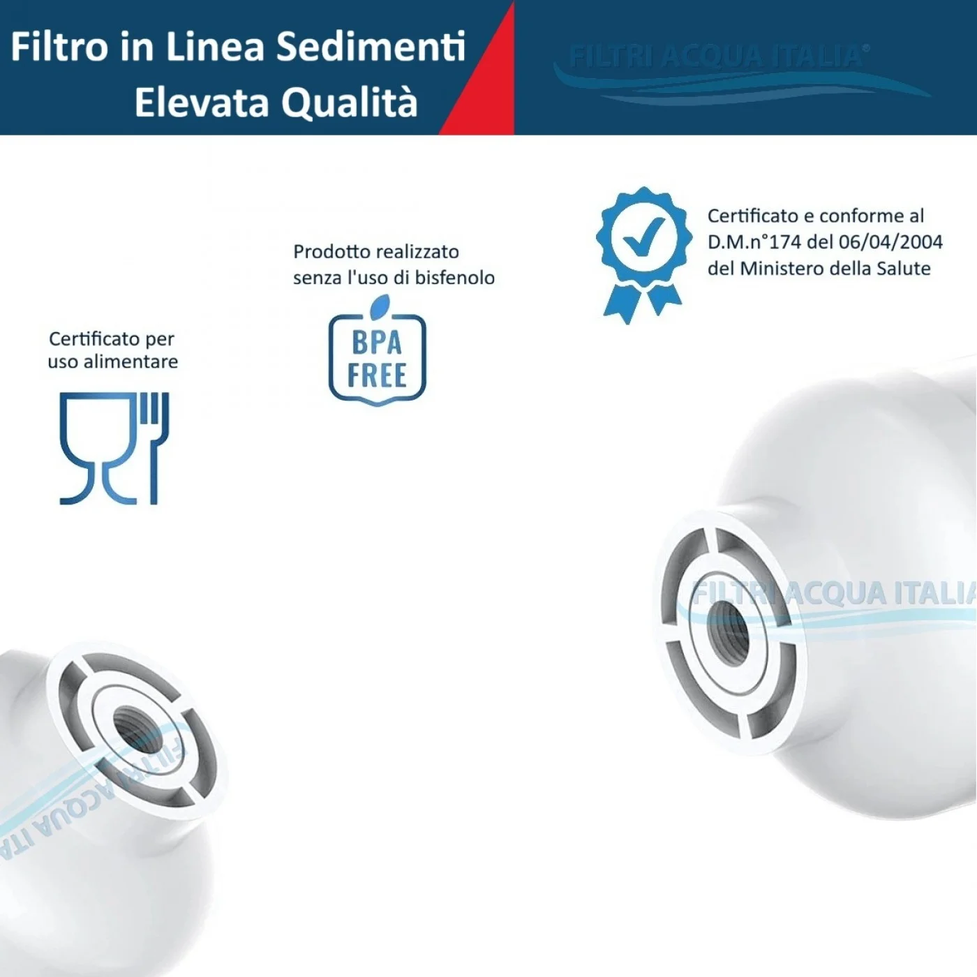 FILTRO IN LINEA SEDIMENTI 2 X 10" FILTRO IN LINEA SEDIMENTI 2 X 10"