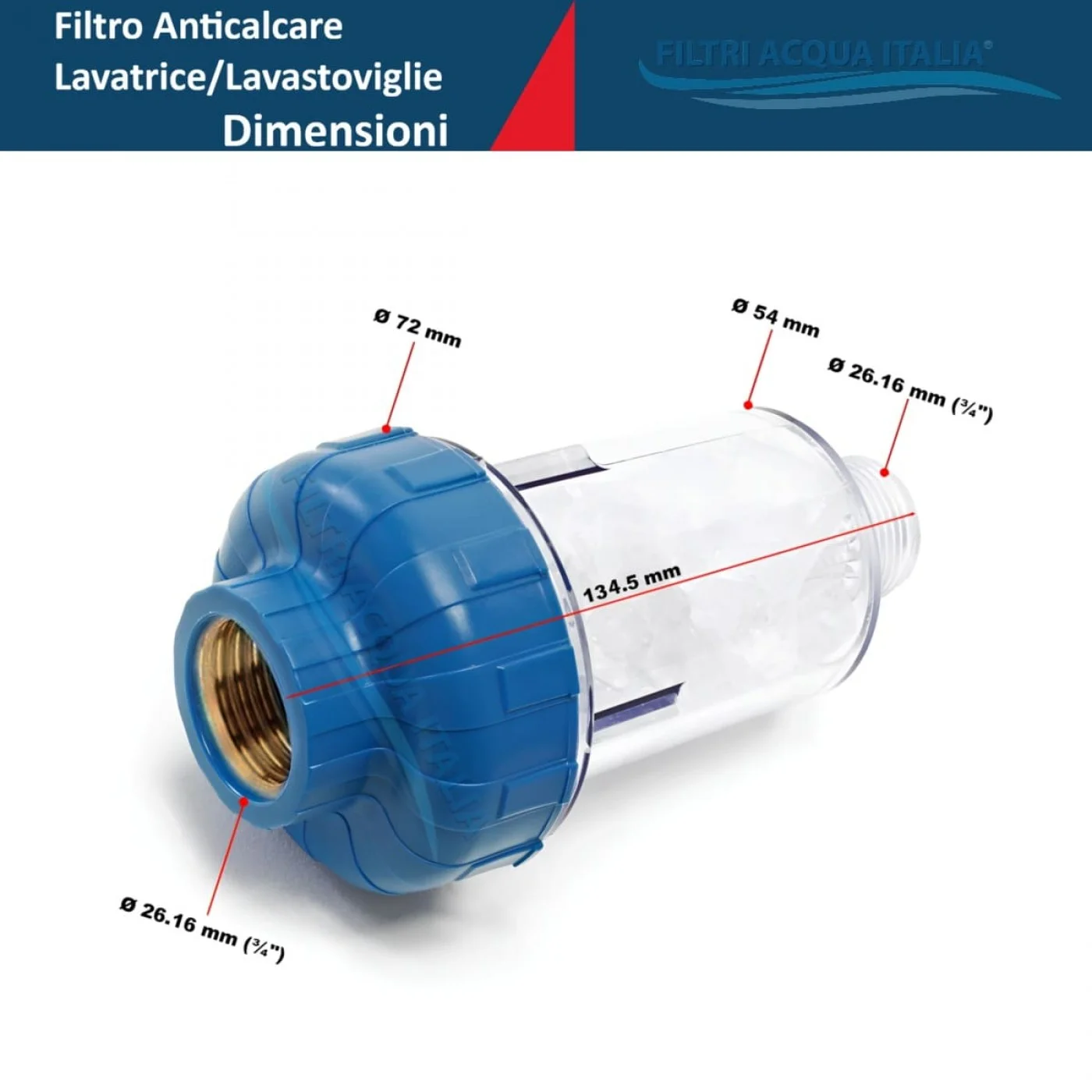 Filtro Anticalcare Lavatrice Lavastoviglie con Ricarica di Polifosfati 1,00 Kg. Filtro Anticalcare Lavatrice Lavastoviglie con Ricarica di Polifosfati 1,00 Kg.