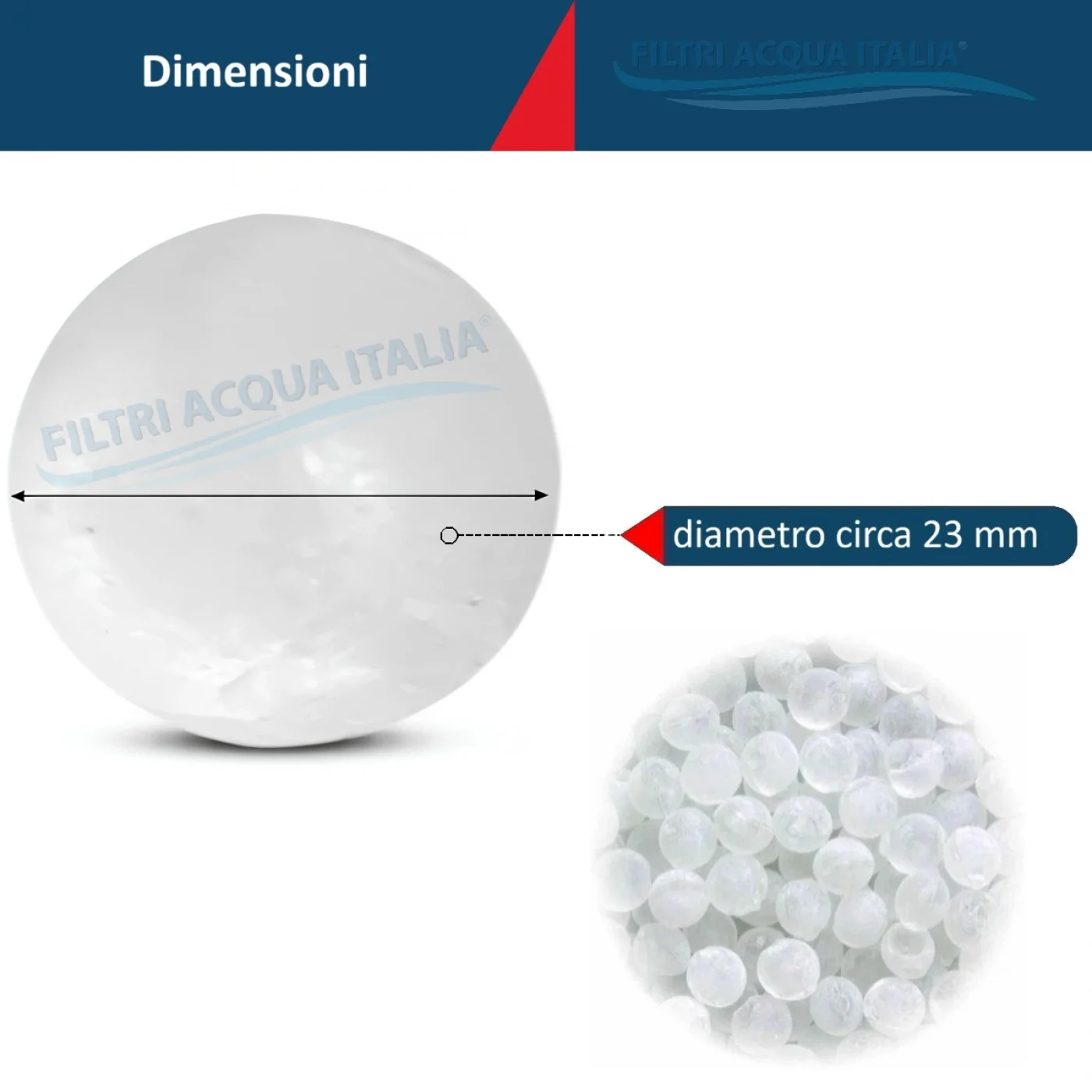 Ricarica Polifosfato a Sfere da 500 grammi per Filtro Anticalcare Ricarica Polifosfato a Sfere da 500 grammi per Filtro Anticalcare