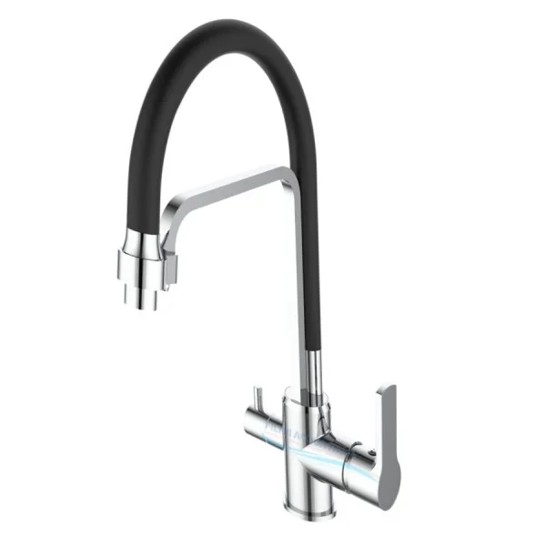 RUBINETTO 3 VIE CON DOCCETTA ESTRAIBILE