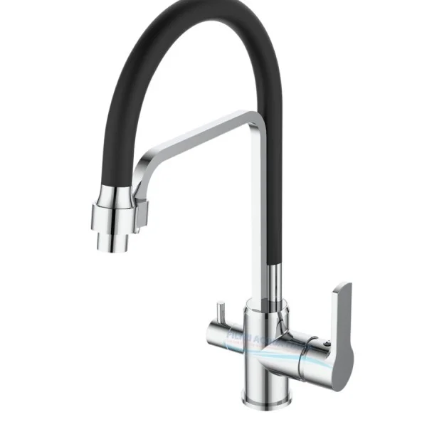 RUBINETTO 3 VIE CON DOCCETTA ESTRAIBILE