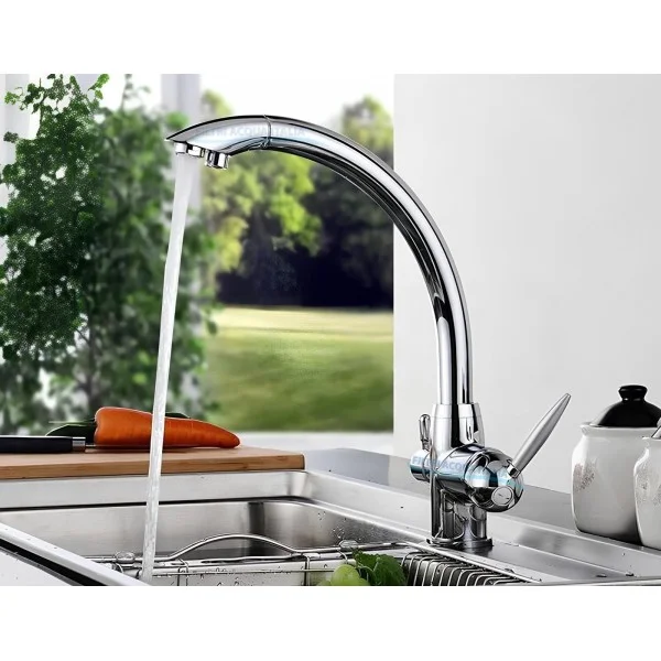RUBINETTO A 3 VIE PER DEPURATORE ACQUA NILO