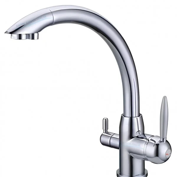 RUBINETTO A 3 VIE PER DEPURATORE ACQUA NILO