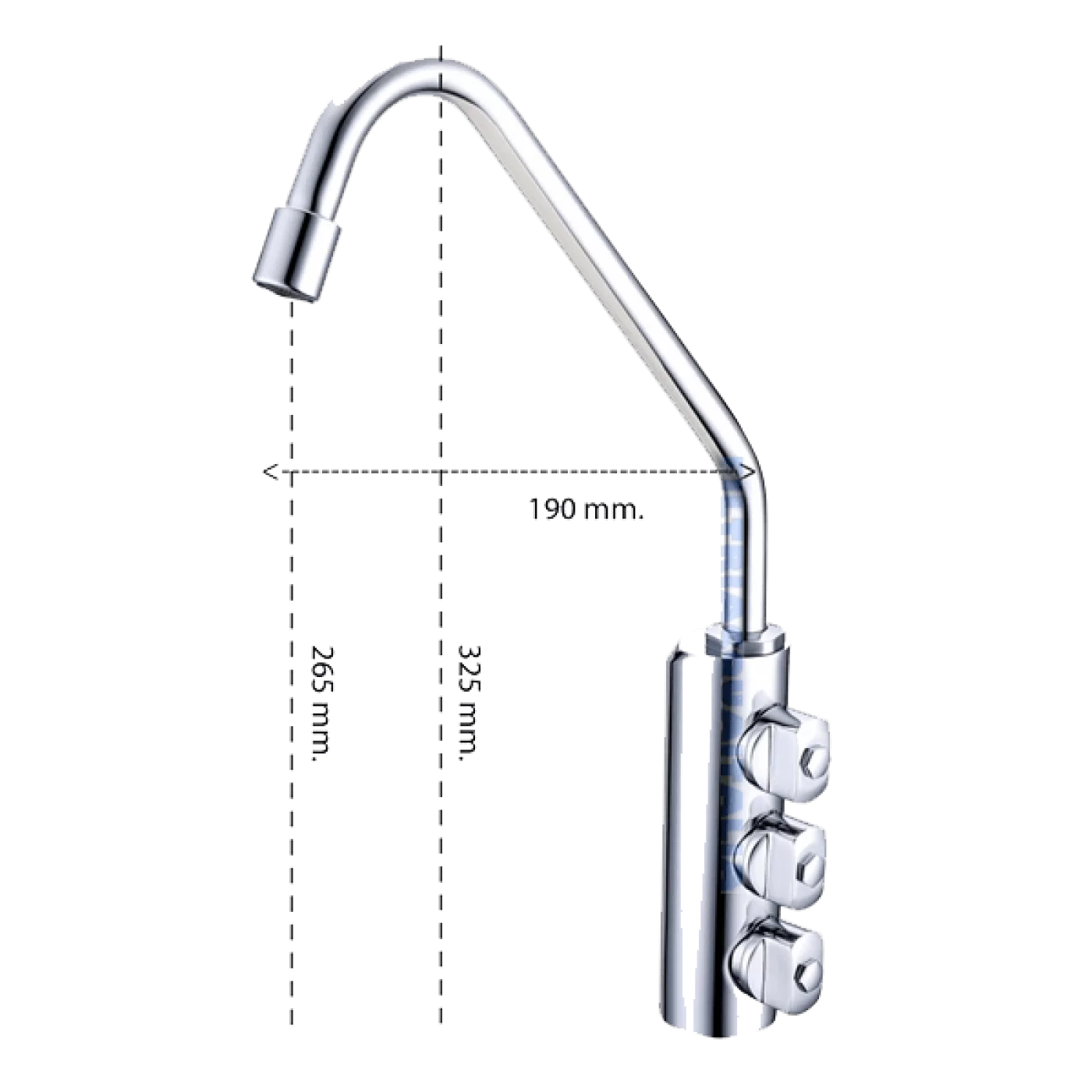 MISCELATORE RUBINETTO A 3 VIE PER DEPURATORE ACQUA DRIP MISCELATORE RUBINETTO A 3 VIE PER DEPURATORE ACQUA DRIP