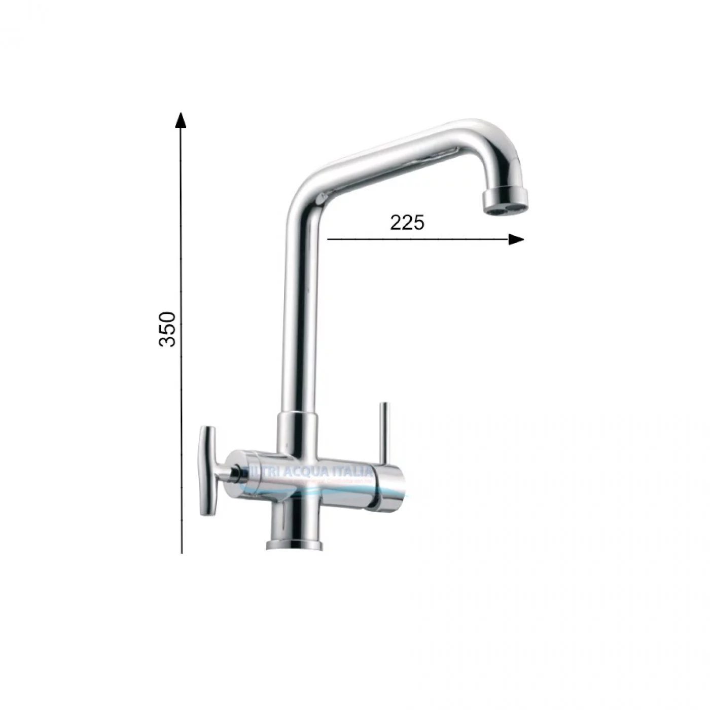 RUBINETTO 4 VIE PER DEPURATORE ACQUA 4 WAY RUBINETTO 4 VIE PER DEPURATORE ACQUA 4 WAY