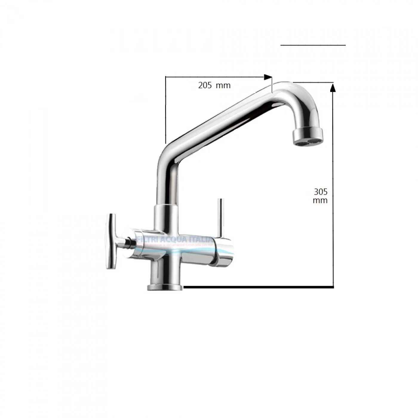 RUBINETTO 4 VIE PER DEPURATORE ACQUA RUBINETTO 4 VIE PER DEPURATORE ACQUA