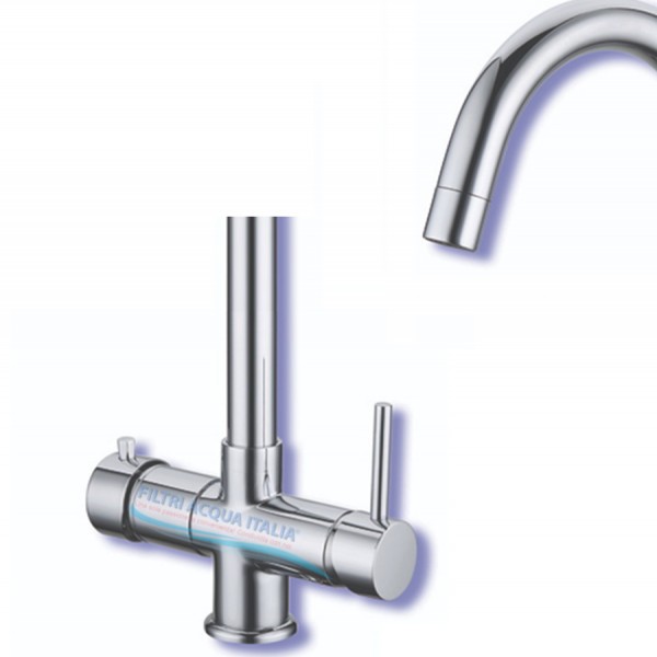 RUBINETTO A 5 VIE CROMATO PER DEPURATORE ACQUA DELUXE RUBINETTO A 5 VIE CROMATO PER DEPURATORE ACQUA DELUXE
