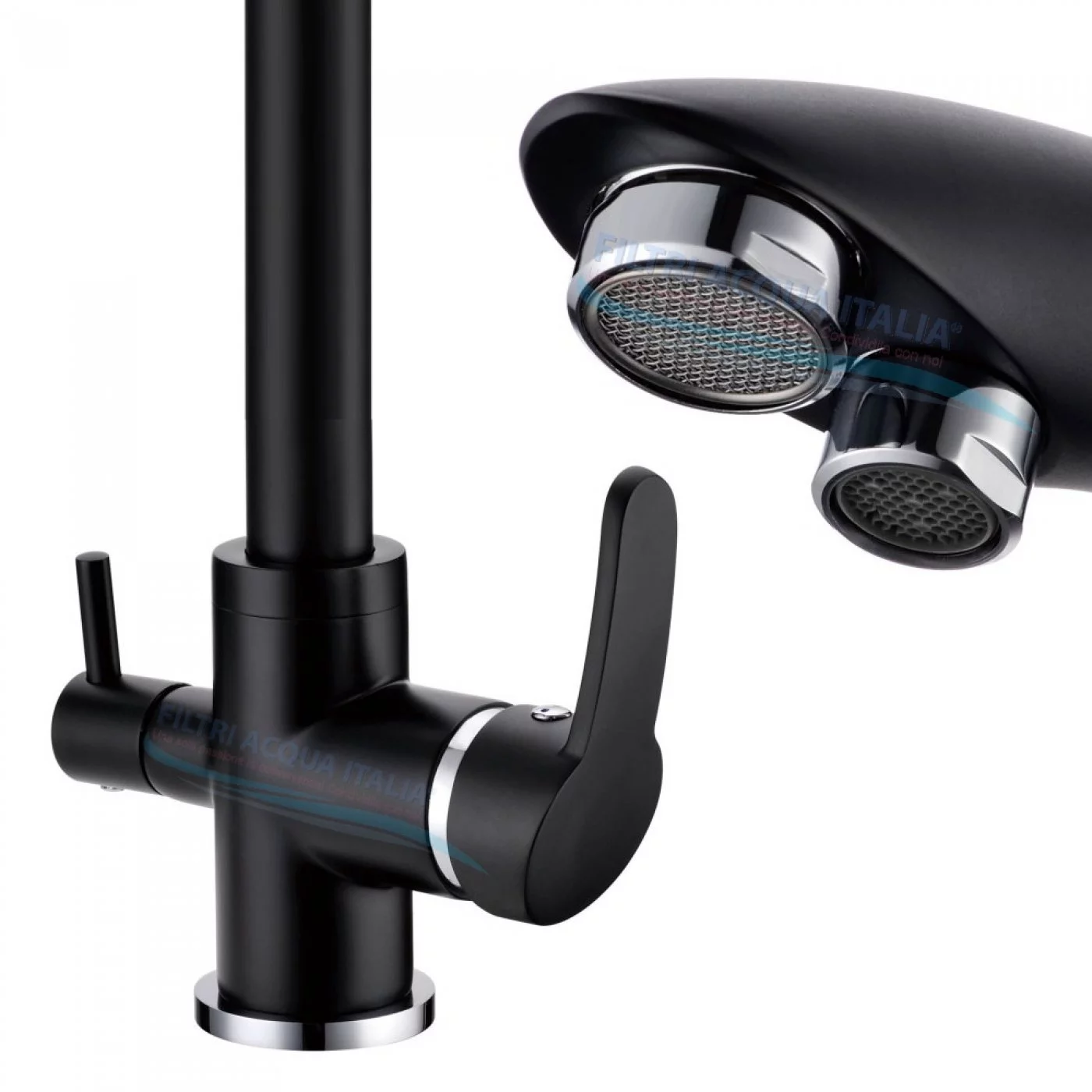 RUBINETTO 3 VIE NERO PER DEPURATORE ACQUA RUBINETTO 3 VIE NERO PER DEPURATORE ACQUA